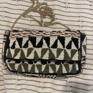 Zara Woman beaded handbag.